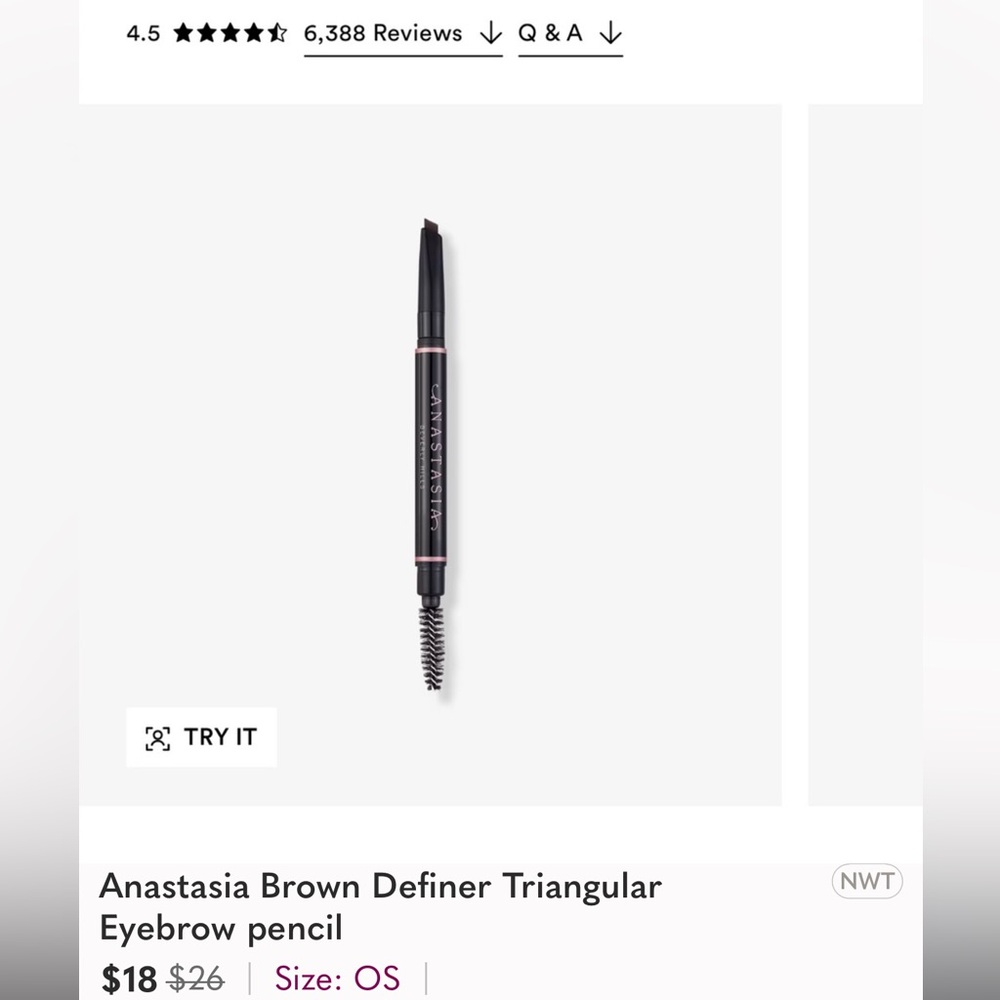 Anastasia Brown Definer Triangular  Eyebrow pencil